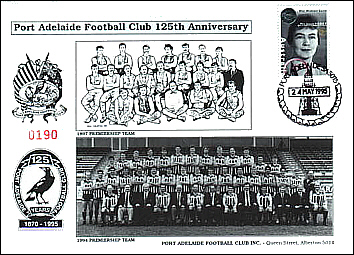 125th Anniversary Port Adelaide 1994 cover
