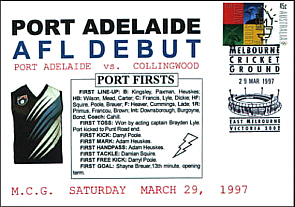 1997 First Official AFL Match Cover