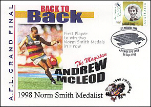 1998 Norm Smith Medalist Andrew McLeod Cover