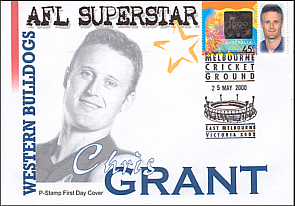 2000 P stamps FDC Chris Grant