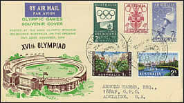 1956 Pictorial Olympic Stadium