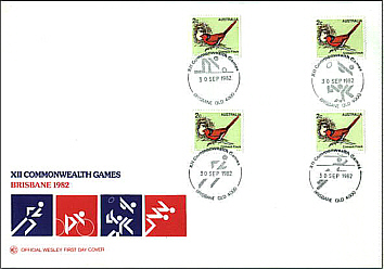 1982 Commonwealth Games Cover