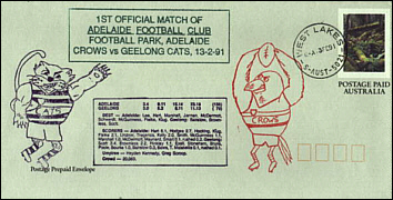 1991 Adelaide Crows Practice Match Football Park