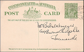 Front of Postcard