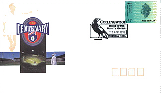 1996 Collimgwood Centenary Cover