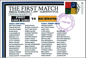 1997 First Practice Match Cover
