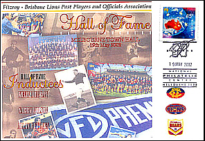 Fitzroy Brisbane Lions 2002 Hall of Fame Cover