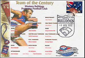 Western Bulldogs team of th Centenury Interchange player Tony Liberatore