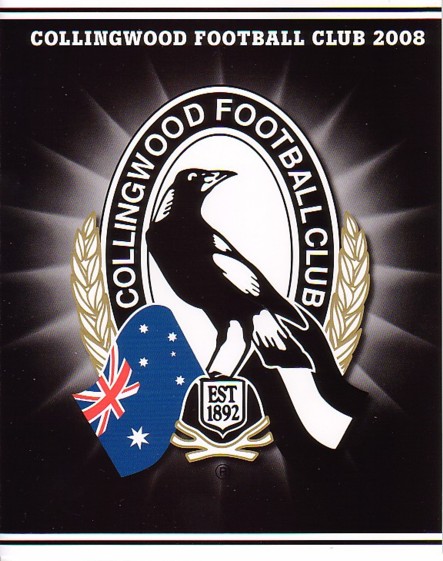 2008 Collingwood P stamps
