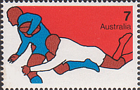 1974 Rugby stamp
